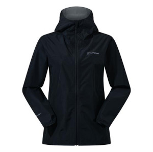 Berghaus Womens Deluge Pro 3.0 Jacket, Black / Black XL