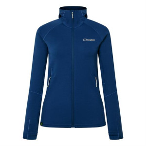 Berghaus Womens Kinetic Powerstretch Hoody, Dark Blue XL