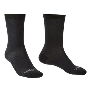 Bridgedale Coolmax Liner Boot Mens - 2-Pack, Black M