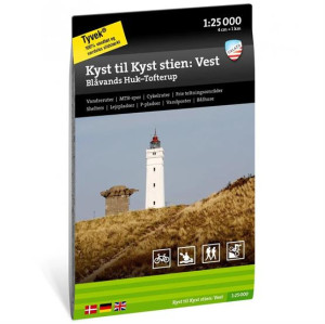 Calazo Kyst til Kyst Vest - Blåvands Huk-Tofterup 1:25000