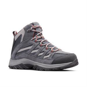 Columbia Sportswear Columbia Crestwood Mid Waterproof Womens, Graphite / Daredevil