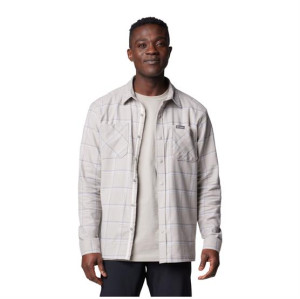 Columbia Sportswear Columbia Landroamer Woven LS Shirt Mens, Flint Grey M