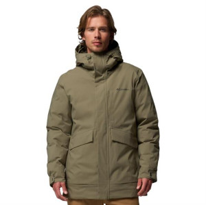 Columbia Sportswear Columbia Street Heights Parka Mens, Stone Green 41