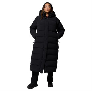 Columbia Sportswear Columbia Amaze Puff Long Hooded Jacket Womens, Black XL