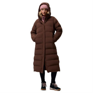 Columbia Sportswear Columbia Amaze Puff Long Hooded Jacket Womens, Tobacco XL