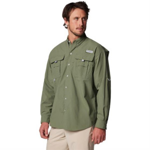 Columbia Sportswear Columbia Mens Bahama II L/S Shirt, Cypress