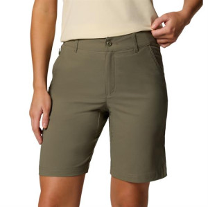Columbia Sportswear Columbia Leslie Falls Long Short II Womens, Stone Green Str. 10
