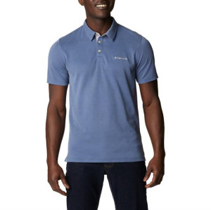 Columbia Sportswear Columbia Nelson Point Polo Mens, Dark Mountain