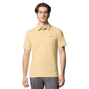 Columbia Sportswear Columbia Nelson Point Polo Mens, Sand Dune 38