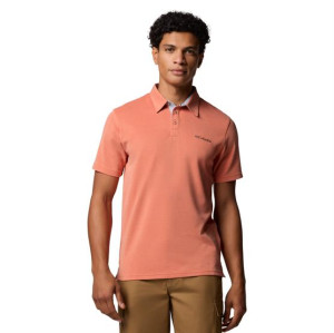 Columbia Sportswear Columbia Nelson Point Polo Mens, Tuscan L