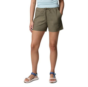 Columbia Sportswear Columbia ROC Ripstop Short Womens, Stone Green L