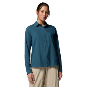 Columbia Sportswear Columbia Silver Ridge Utility II LS Shirt Womens, Everblue 46