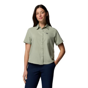 Columbia Sportswear Columbia Silver Ridge Utility II SS Shirt Womens, Safari L