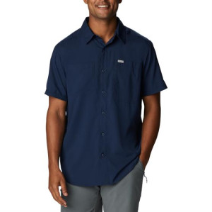 Columbia Sportswear Columbia Silver Ridge Utility Lite S/S Mens, Collegiate Navy