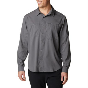 Columbia Sportswear Columbia Silver Ridge Utility Lite L/S Mens, City Grey
