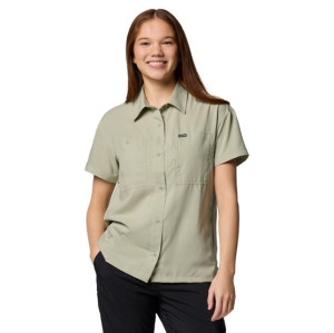 Columbia Sportswear Columbia Silver Ridge Utility SS Shirt Womens, Safari M