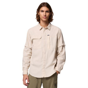 Columbia Sportswear Columbia Mens Skien Valley Long Sleeve Shirt, Dark Stone 43