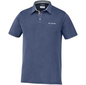 Columbia Sportswear Columbia Nelson Point Polo Mens, Collegiate Navy L