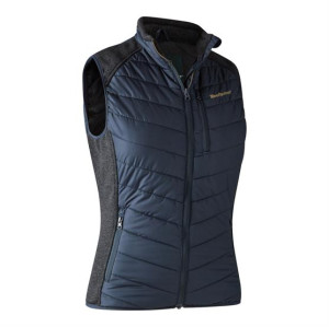 Deerhunter Lady Caroline Padded Waistcoat, Dark Blue