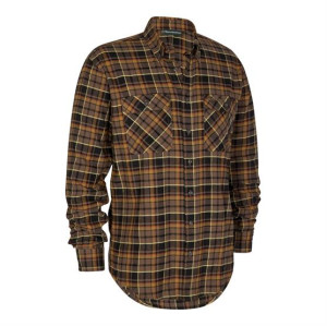 Deerhunter Mens Marvin Shirt, Brown Check 39 / 40