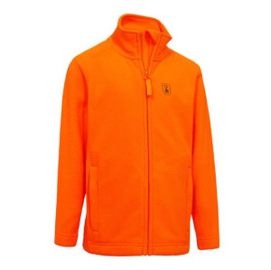 Deerhunter Youth Atlas Light Fleece Jacket, Safety Orange XL