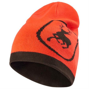 Deerhunter Cumberland Knitted Beanie Reversible, Orange 62 / 63