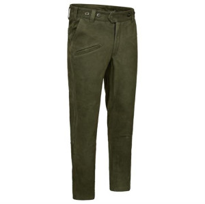 Deerhunter Mens Strasbourg Leather Boot Trousers, Grape Leaf Str. 56