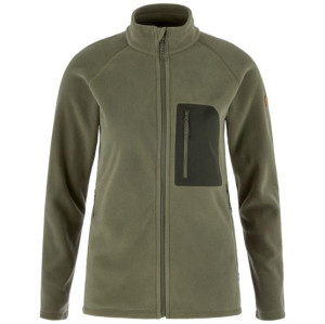 Fjällräven Kaipak Fleece Womens, Laurel Green / Deep Forest L