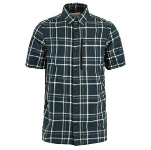 Fjällräven Abisko Hike Shirt SS Mens, Dark Navy / Chalk White Str. 52