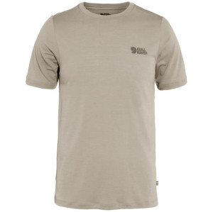 Fjällräven Abisko Wool Logo SS Mens, Light Fossil Str. 42