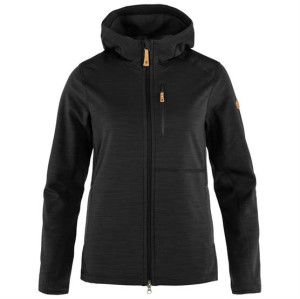 Fjällräven Keb Fleece Hoodie Womens, Black Str. 40
