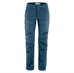 Fjällräven Keb Trousers Curved Womens, Indigo Blue Str. 38