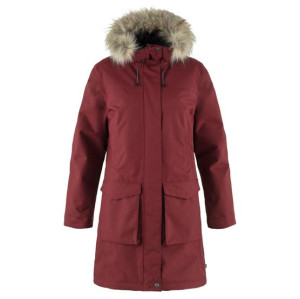 Fjällräven Nuuk Lite Parka Womens, Bordeaux Red XS