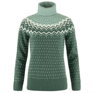 Fjällräven Övik Knit Roller Neck Womens, Deep Patina / Green