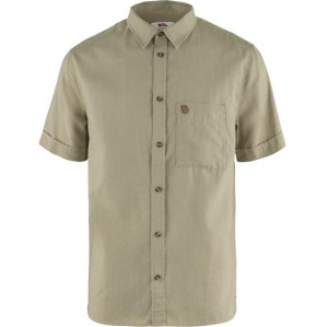 Fjällräven Övik Travel Shirt S/S Mens, Sand Stone S