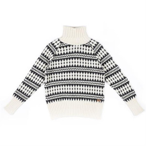 Fuza Wool Ladies Gunhild Sweater, Coal M