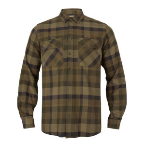 Härkila Asmund L/S Shirt Mens, Beech Green Check XL