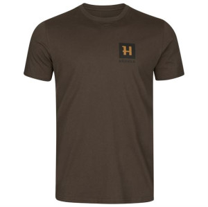 Härkila Gorm S/S T-Shirt Mens, Shadow Brown 4XL