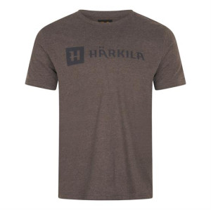 Härkila Identity S/S T-Shirt Mens, Brown Melange XXL