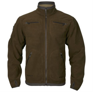 Härkila Kamko Fleece Mens, Dark Antique Bronze / Willow Green 3XL