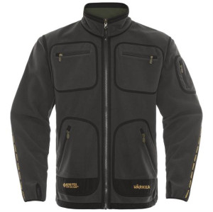 Härkila Kamko Fleecejakke Mens, Grey / Green 3XL