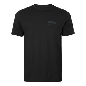 Härkila Logo Brand S/S T-Shirt Mens, Anthracite / Sea Blue XXL