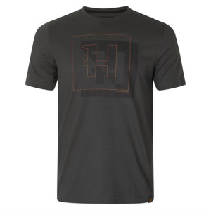 Härkila H-logo S/S T-Shirt Mens, Phantom XXL