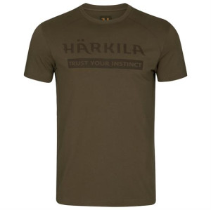 Härkila Logo S/S T-Shirt Mens, Willow Green 3XL