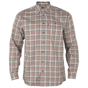 Härkila Milford Skjorte Mens, Bloodstone Red / White 3XL