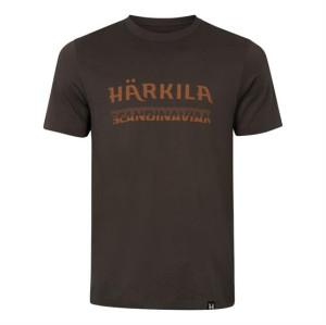 Härkila Scandinavian S/S T-Shirt Mens, Shadow Brown XXL