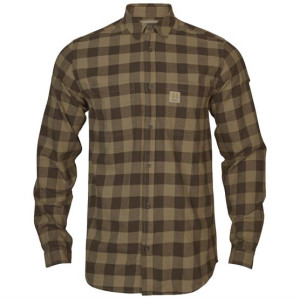 Härkila Skandinavisk L/S Skjorte Mens, Antique Bronze Check XL
