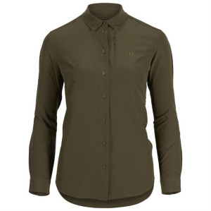 Härkila Trail L/S Shirt Lady, Willow Green 4XL