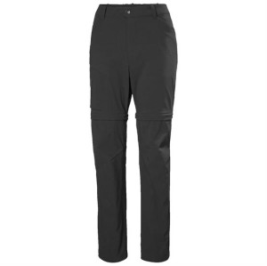 Helly Hansen Womens Elv Light Zip Off Pant, Ebony