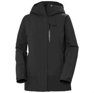 Helly Hansen Womens Snowplay Long Ins Jacket, Black XL